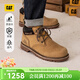 卡特（CAT）新品男士中幫休閑大黃靴商場(chǎng)同款 黃色 41