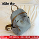 Walker Shop輕奢雙肩包女2026年新款小眾高級感輕便通勤包包旅行背包電腦包女 淺藍色小號【可放12寸ipad】