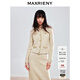 MAXRIENY【精英衣櫥】【商場(chǎng)同款】輕奢鎏金外套法式名媛風(fēng)上衣高級感 淺金 M