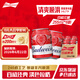 百威（BUDWEISER）淡色拉格啤酒 經(jīng)典醇正 濃郁麥香 255mL 6罐 牛皮紙箱 新年聚餐 牛皮紙箱 255mL 6罐 嘗鮮裝