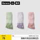 蕉內銀皮501S分趾棉襪子女士二指五指運動(dòng)透氣網(wǎng)眼7A抗菌防臭短筒3雙 【五趾】冰霜綠+青霧紫+霧粉 3雙 均碼