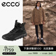 愛(ài)步（ECCO）運動(dòng)鞋女 時(shí)尚潮流休閑防水戶(hù)外運動(dòng)高幫鞋女 驅動(dòng)820223 黑色82022351052 38