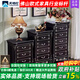 天地紅·家具歐式四斗柜新古典家具實(shí)木色雕花儲物柜高臥室大床頭柜五斗柜 四斗柜 長(cháng)70寬45x高108 整裝