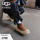 UGG 王一博同款秋季新款男女同款厚底經(jīng)典超短靴彩殼雪地靴1174196 CWTC | 栗色/灰白色 37 尺碼偏小，建議拍大一碼