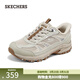 斯凱奇（Skechers）戶(hù)外閃穿鞋春季流行時(shí)尚女鞋徒步鞋厚底老爹鞋舒適休閑運動(dòng)鞋 乳白色/OFWT 38