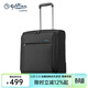 金利來(lái)行李箱可登機拉桿箱大容量旅行出差密碼鎖拉桿箱新生日禮物 拉鏈密碼鎖+海關(guān)鎖 16英寸 可登機|適用短途出行