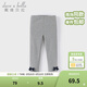 戴維貝拉（DAVE＆BELLA）女童打底褲中大童褲子春季新款小女孩童褲洋氣兒童休閑長(cháng)褲 淺麻灰【現貨】 120 cm（建議身高110-120cm）