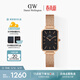 丹尼爾惠靈頓（DanielWellington）DW女士手表復古小方表輕奢小眾石英腕表送女友生日禮物DW432