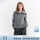 范思藍恩灰色學(xué)院風(fēng)大翻領(lǐng)針織衫女冬季2025新款氣質(zhì)通勤開(kāi)衫4221 灰色 M