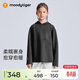 moodytiger兒童衛衣柔軟舒適春秋男童上衣空氣層挺括連帽寬松彈力女童運動(dòng)衣