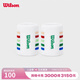 威爾勝（Wilson）官方通用運動(dòng)健身訓練網(wǎng)球高彈吸汗柔軟刺繡護腕腕帶一對2只裝 【ACE GIRL】WU20072532WTA 均碼
