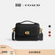 蔻馳（COACH）女士CASSIE 17號翻蓋單肩包斜挎包百搭春季通勤女包 B4/黑色