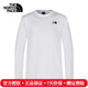 The North Face北面長(cháng)袖T恤男26春夏新款戶(hù)外運動(dòng)舒適吸濕透氣圓領(lǐng)棉打底衫8GX5 FN4/雪峰白 L /175/100A