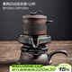 唐豐紫陶功夫茶具紫砂復古茶杯家用茶壺套裝石磨懶人防燙自動(dòng)泡茶神器 紫陶自動(dòng)泡茶器+公杯