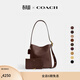 蔻馳（COACH）新款女士經(jīng)典標志BLEECKER水桶包大容量復古老花單肩包 B4/楓樹(shù)棕色