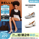 百麗（Belle）一字帶羊皮瑪麗珍鞋女2026春新商場(chǎng)同款質(zhì)感單鞋F1S1DAQ6預售 米白 38 (240mm)