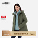 AIGLE艾高M(jìn)TD防風(fēng)防雨 上衣防風(fēng)棉服外套女士 葉綠色 BT401 XL(42)