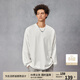 BODYDREAM無(wú)齡感極簡(jiǎn)風(fēng)白色打底衫男新款黑色內搭重磅純棉長(cháng)袖t恤 白色 S