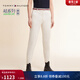 Tommy Hilfiger26春夏新款女裝四季款商務(wù)條紋腰帶彈力直筒修身九分休閑褲 【九分】白色AC0 （腰帶隨機） 38
