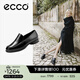 愛(ài)步（ECCO）樂(lè )福鞋女 時(shí)尚潮流百搭經(jīng)典英倫風(fēng)低跟單鞋女 雕塑222313 HL 黑色22231301001 39