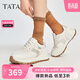 他她（TATA）云朵泡芙厚底慢跑鞋女秋WPC06CM4 白/銀 38