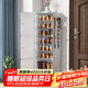 安爾雅 簡(jiǎn)易鞋柜門(mén)口鞋架子多層防塵玄關(guān)塑料收納組裝