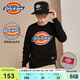 Dickies 【經(jīng)典款】衛衣 男女同款大logo印花圓領(lǐng)衛衣 衛衣男7059 黑色 XL