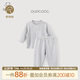 乖奇熊男女寶寶內衣套裝夏季薄款春秋長(cháng)袖居家服嬰幼兒內搭睡衣空調服