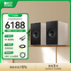KEF 【煥新補貼】Coda W 書(shū)架黑膠音響2.0立體聲藍牙高保真有源音箱HiFi電視電腦音箱音響 禮物 鎳灰