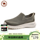 駱駝牌 運動(dòng)男鞋軟底透氣網(wǎng)面健步鞋休閑鞋 P15S739018 卡其綠 42