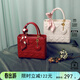 紐芝蘭（NUCELLE）戴妃包2026騏驥紅色新娘結婚包斜挎手提大容量單肩女士包生日禮物
