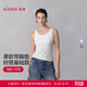 愛(ài)慕（Aimer）內衣女夏季打底寬肩帶帶杯帶胸墊背心上衣AM72B511 M 