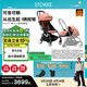 Stokke【楊祐寧同款】YOYO3 0+6+全能型推車(chē)折疊遛娃輕便嬰兒車(chē)可坐可躺 yoyo3 0+6+桃色 黑色車(chē)架