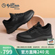 金利來(lái)（Goldlion）男鞋運動(dòng)休閑鞋百搭舒適潮流時(shí)尚休閑鞋G567430444AAA黑色41