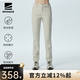 ROCK&ICE戶(hù)外沖鋒軟殼褲女裝防風(fēng)防潑水保暖抓絨秋冬新款彈力登山徒步長(cháng)褲 A款-云峰白/010 L【納米微孔 高度透氣】