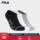 FILA 斐樂(lè )官方男士襪子淺口襪套裝夏季新品船襪舒適休閑襪子3雙裝 組合色-99 XS