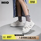 MIO【宋亞軒同款】米奧小白休閑鞋厚底板鞋運動(dòng)情侶溶解女鞋男老爹鞋 白色 （李昀銳丁程鑫同款） 38