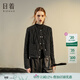 日著(zhù)（rizhuo）原創(chuàng  )設計感女裝2024年冬季新款時(shí)尚復古蓬松保暖輕薄短羽絨服 夜黑 XL
