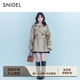 SNIDEL風(fēng)衣外套女26春夏新品時(shí)尚雙排扣翻領(lǐng)腰帶中長(cháng)款SWFC261129 米色 均碼 (F)