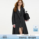 范思藍恩鉆石立裁系列小個(gè)子雙面呢大衣女秋冬復古羊駝毛外套14216 高級灰 M