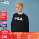 FILA【抗菌功能】斐樂(lè )兒童童裝2025年冬季男女童小童加絨衛衣