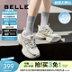 百麗（Belle）張凌赫同款星河軌跡老爹鞋女網(wǎng)面透氣休閑厚底運動(dòng)鞋B2199AM6預售 【周雨彤同款】金色-女款 37 (235mm)