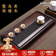 S·DROLUN黑檀木茶盤(pán)整塊實(shí)木茶臺家用大號精雕加厚簡(jiǎn)約功夫茶具茶臺托盤(pán) 悟道80*40*4.5CM【烏檀木】