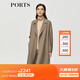 PORTS 寶姿秋冬新品優(yōu)雅長(cháng)袖中長(cháng)大衣ALM9C024NZF078 駝色 M (6)