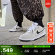 耐克女子輕便皮面運動(dòng)鞋冬季平底膠底板鞋NIKE DUNK LOW HV1800 101白/塵光子色/白/金屬銀/煤黑 39