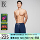 范德安（BALNEAIRE）【郭品超同款】男士沙灘褲雙層水陸兩穿防尷尬速干時(shí)尚運動(dòng)健身 藍白經(jīng)典 XL