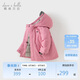 戴維貝拉（DAVE＆BELLA）兒童羽絨服冬裝男童女童加厚外套寶寶紅色年服童裝