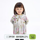 jnby by JNBY江南布衣嬰童純棉印花短款長(cháng)袖連衣裙可愛(ài)秋女童嬰兒YO8G11110 906/雜灰粉 100 cm