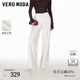 VEROMODA牛仔褲2026春季新款純棉鉤花純色小香風(fēng)直筒褲優(yōu)雅時(shí)髦326132027 蜜乳白牛仔 L