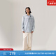 Levi's【商場(chǎng)同款】李維斯新款男士做舊風(fēng)格休閑襯衫003KW 淺藍色 L